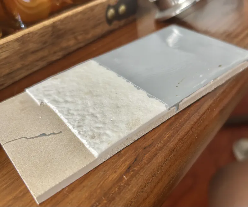 Aerogel sample — coating surface