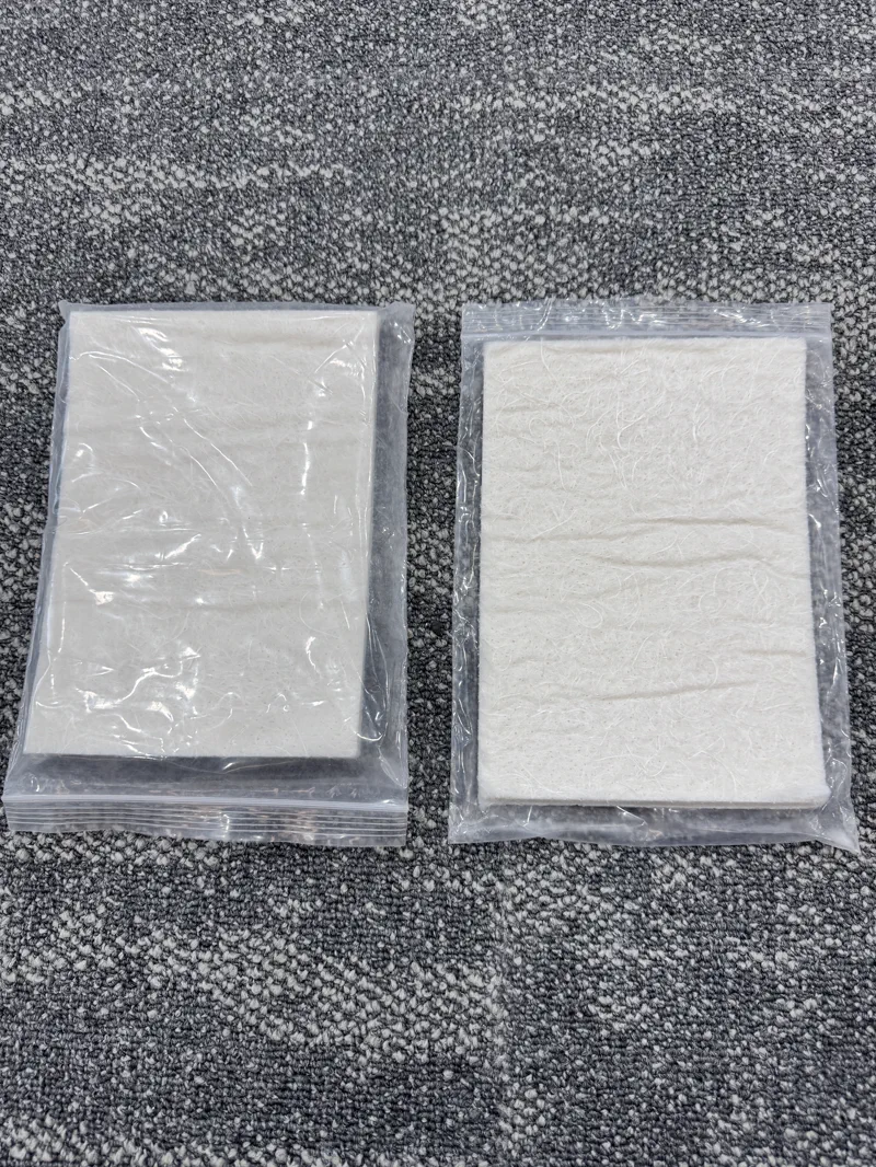 Aerogel sample — comparative disc pair