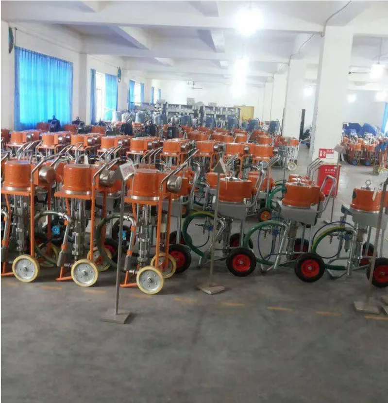 Airless spray machine