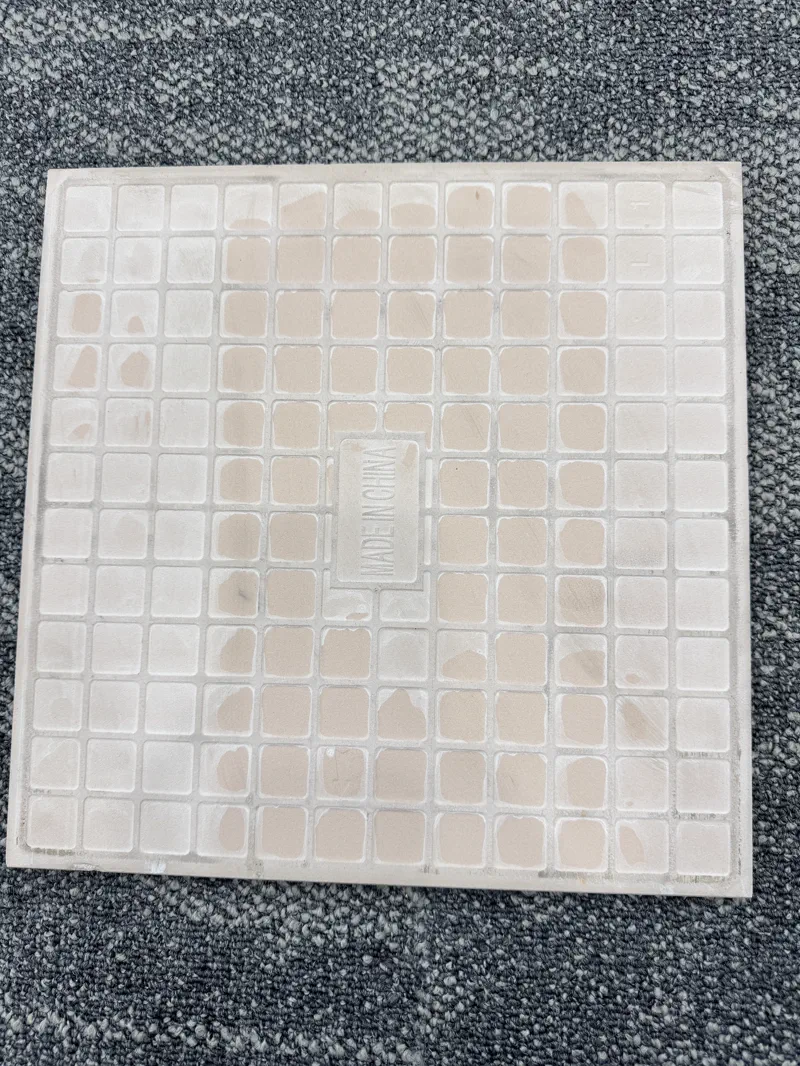 Polyurea sample — black textured slab