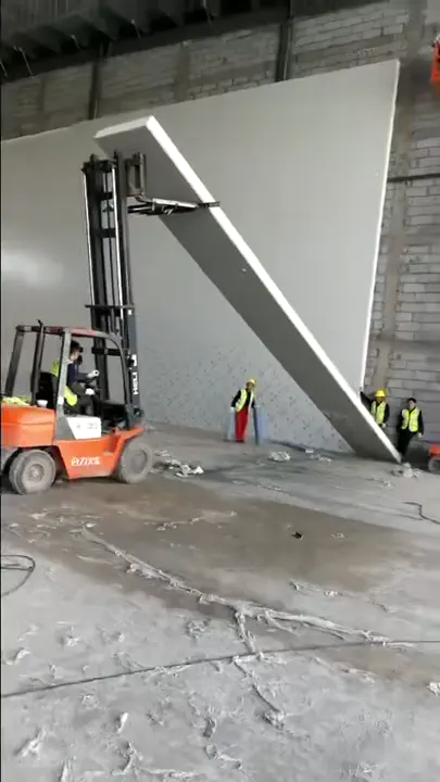 Sandwich panel installation